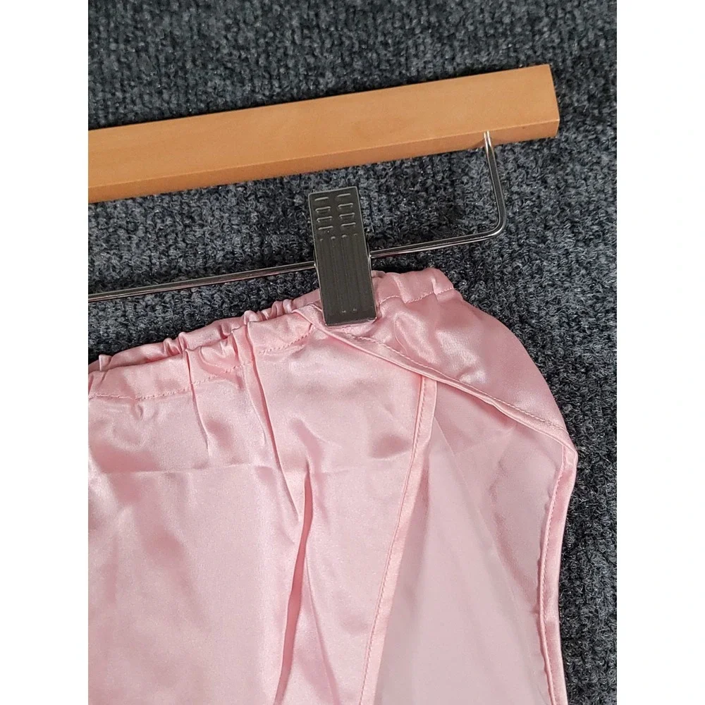 NWT 90s Victoria's Secret Second Skin Satin Panties Hi-Cut Underwear Small Pink